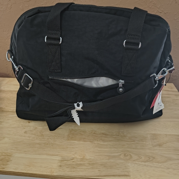 NWT Kipling Eugina Black Large Satchel Bag - Picture 13 of 16